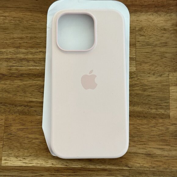 OEM Authentic Apple Silicone Case with MagSafe for iPhone 14 Pro Chalk Pink READ - Picture 3 of 12